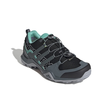 adidas Buty trekkingowe Terrex Swift R2 GTX (Trekking, wodoodporne) czarne/miętowe zielone Damskie